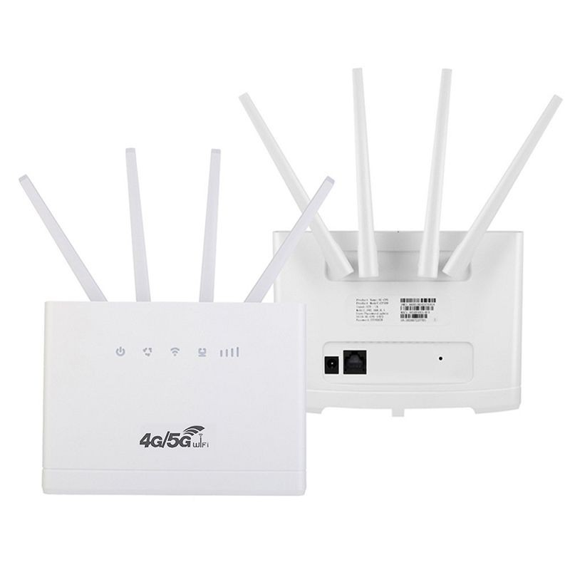 Encaminador WIFI CPE amb antenes i ranura per a targetes SIM